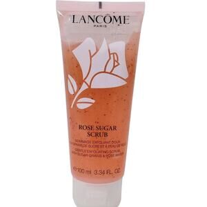 Lancome Paris Gentle Exfoliating Rose Sugar Facial Scrub 3.34 oz.